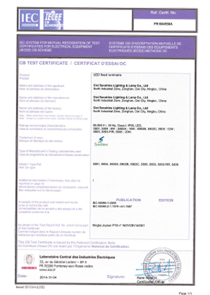CERTIFICATES